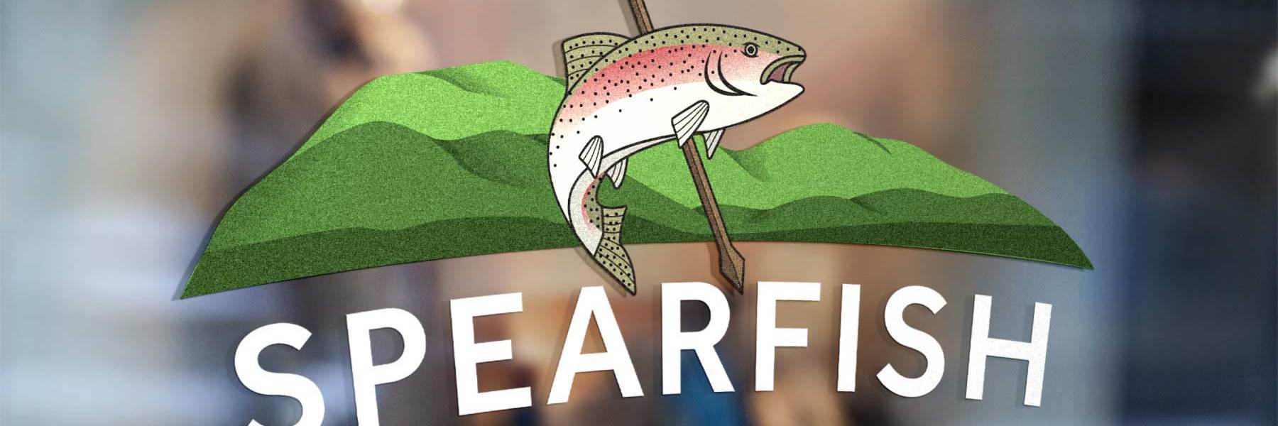 City of Spearfish logo on window