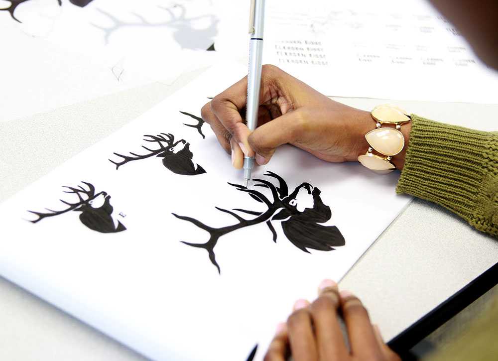 Elkhorn Ridge logo sketches